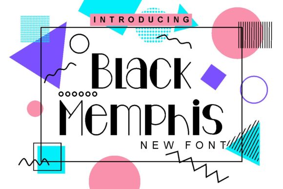 Black Memphis: A Display Font That Balances Cool and Readable