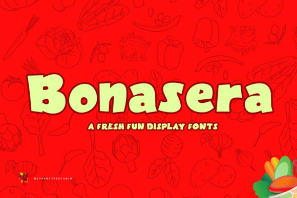 Bonasera: A Playful Display Font for Scroll-Stopping Digital Design