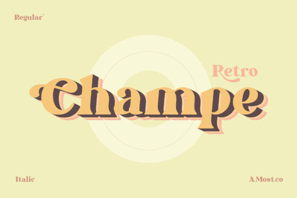 Champe: A Retro Display Font That Elevates Editorial Design