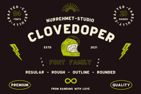Clovedoper: A Bold Display Font for Modern Editorial Design