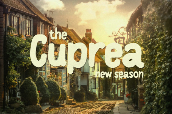 Cuprea: A Trendy Paint-Brushed Display Font for Crafters and Makers
