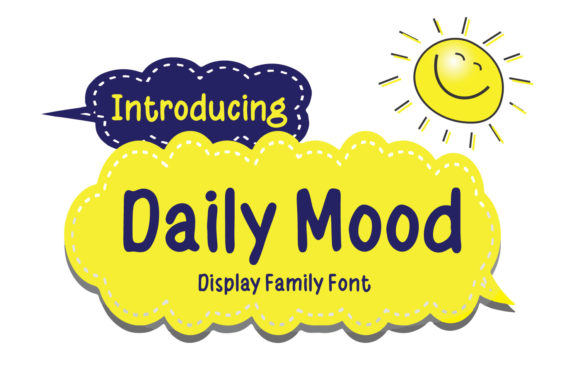 Daily Mood: A Fresh Display Font for Crafters and Product Designers