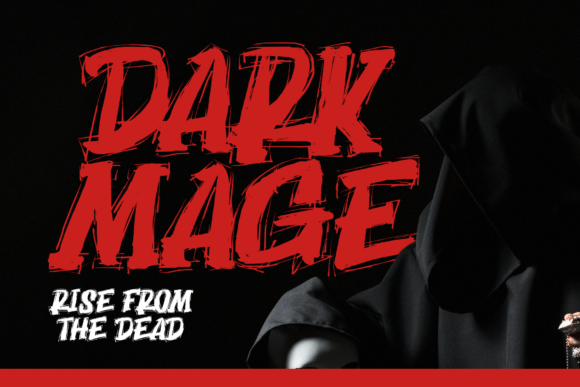 Dark Mage: A Spooky Display Font for Bold Web Design