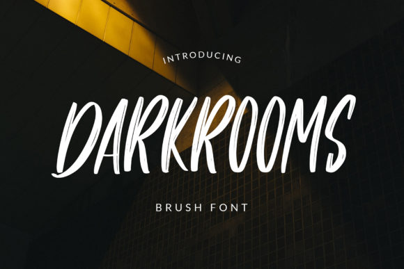 Darkrooms: A Daring Display Font for Modern Web Design Projects