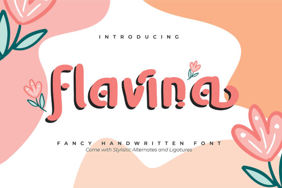 Flavina: A Retro Display Font That Elevates Editorial Design