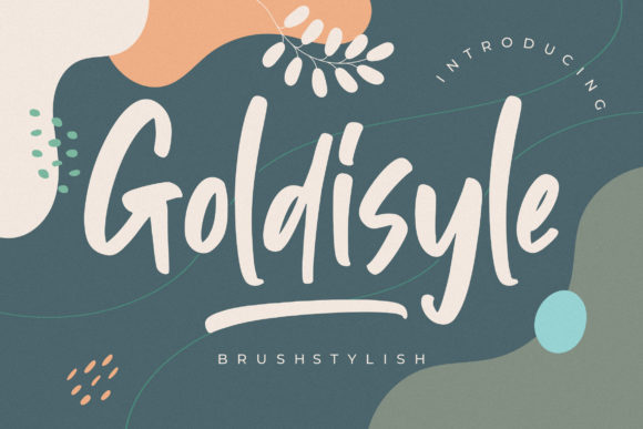 Goldisyle: A Brushed Display Font for Stylish Brand Identities