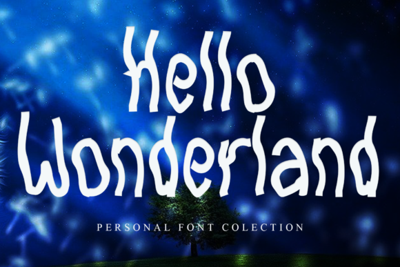 Hello Wonderland: A Wavy Display Font for Modern Editorial Design