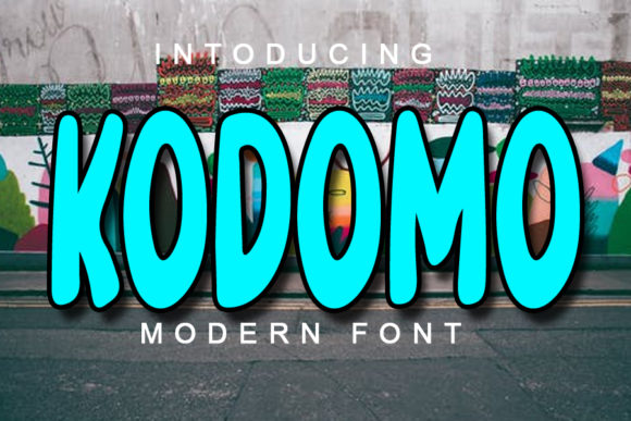 Kodomo: A Playful Display Font That Builds Brand Trust