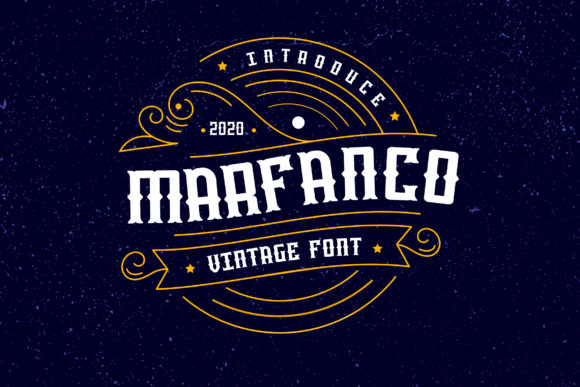 Marfanco: A Bold Display Font for Dynamic Web Design