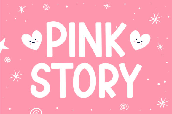 Pink Story: A Sweet Display Font That Elevates Small Business Branding