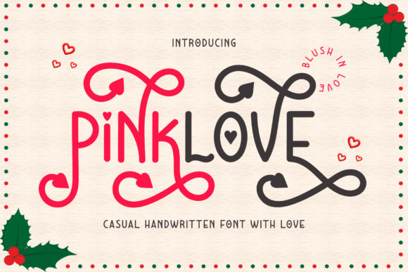Pinklove: A Refined Display Font for Elegant Editorial Design