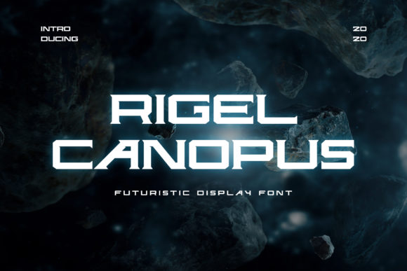 Rigel Canopus: A Bold Display Font for Modern Editorial Design