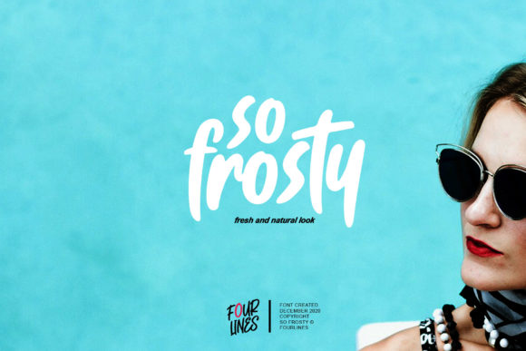 So Frosty: A Fresh Display Font That Elevates Small Business Branding