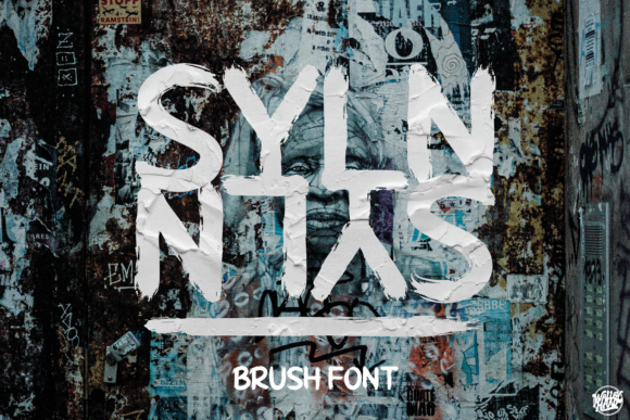 Syln: A Bold Brushed Display Font for Scroll-Stopping Visuals