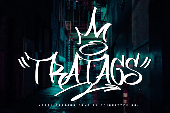 Tratags Font: A Youthful Display Typeface for Modern Branding