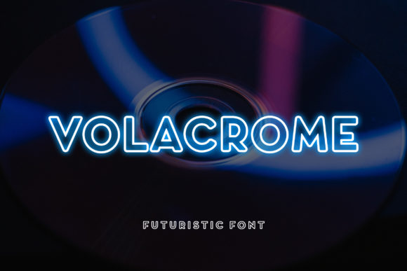 Volacrome: A Futuristic Display Font for Modern Editorial Design