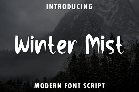 Winter Mist: A Cool Display Font for Modern Editorial Design